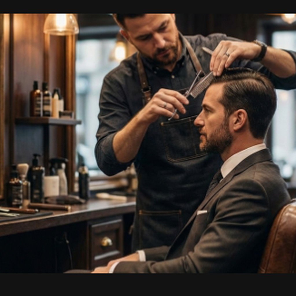 Maestro barbero KORTZEN en acción